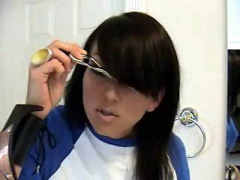 How To Cut Side Swept Bangs (fringe) | Kandee Johnson