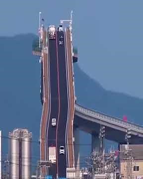 The Eshima Ohashi Bridge in Japan. Location: Shimane Prefecture, Japan 🇯🇵