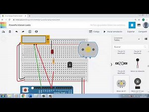 PWM para controlar brillo de un led con ciclo FOR en arduino y tinkercad