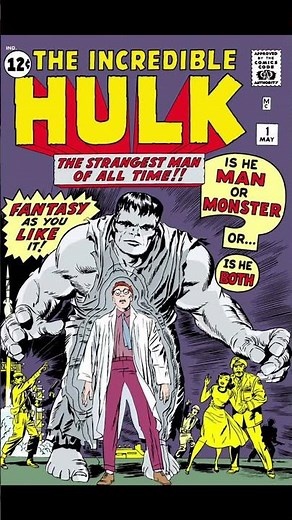 Hulk Explained! First Comic Ever! #hulk #marvel #shorts