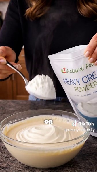 Heavy Cream Powder: Pantry Stock Hack!