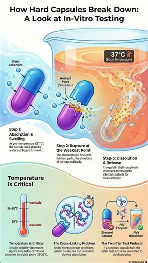Capsule body me kaise toot-ta hai? #GPAT #NIPER #Pharmaceutics #PharmaShorts