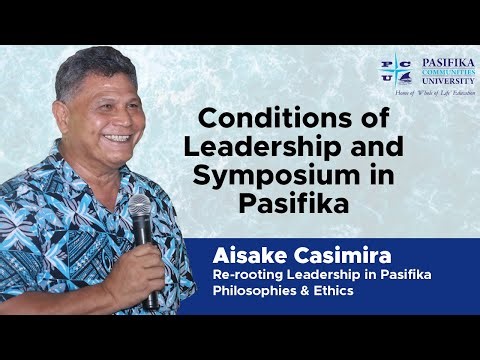 Aisake Casimira | Re-rooting Leadership in Pasifika Philosophies & Ethics