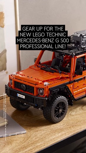 Set pulses racing with this immersive LEGO Technic Mercedes-Benz G 500 PROFESSIONAL Line set for adults. #LEGOTechnic #MercedesBenz #offroadcar | Mercedes-Benz G-Class