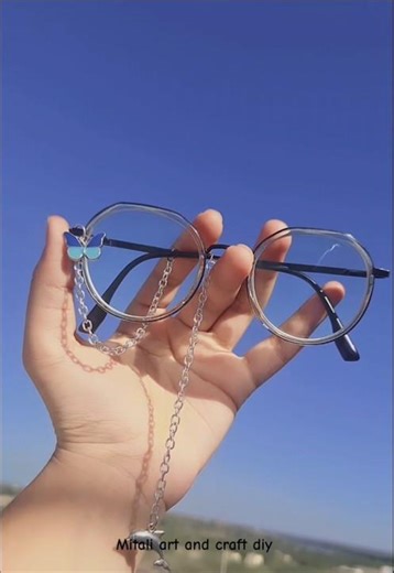 DIY easy glass chain #asthetic #ytshorts #like and subscribe my channel #comment