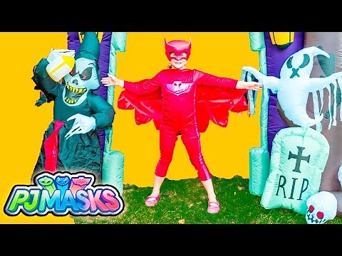 PJ Mask Silly Assistant Plays Hide N Go Seek Adventure