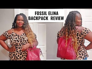 FOSSIL ELINA BACKPACK REVIEW