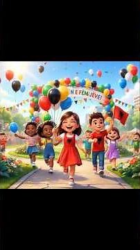Nje Qershori , Festa e Femijeve - Kenge per Femije #femije #shqip #kengeperfemije #viral #kids #fyp