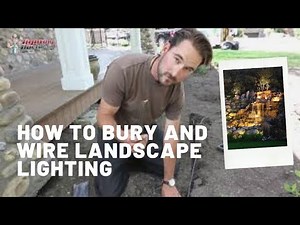 Burying Your Landscape Lighting Wire