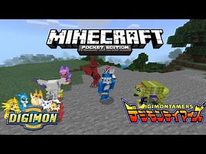 ADDON de DIGIMON para MINECRAFT PE | ADDONS para MINECRAFT PE