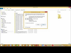 Cara Mengatasi Peringatan Destination Path Too Long pada Windows Explore ketika Sedang Menyalin File