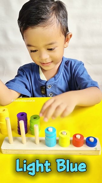 🌈 Learn Colors with Fun Stacking Rings! 🟡🟣🟢🔵🟠🔴💙 | Kids Color Song