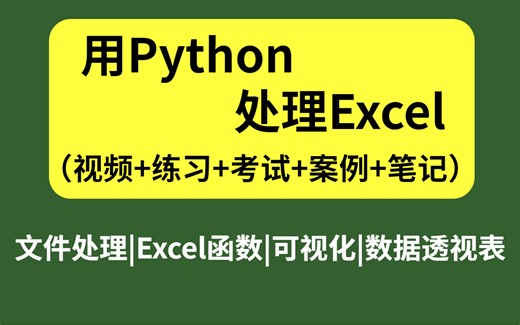 Python+Excel+Word+PPT办公自动化.真实案例几行Python代码搞定，高效办公