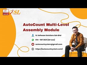 AutoCount Multi-Level Assembly Module | 简化多层生产流程，优化制造管理