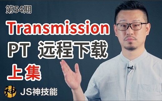 Transmission最好用的BT(PT)下载神器/超简单上手教你在NAS轻松部署/告别简陋三步让你升级全中文最新Web界面（BT下载/PT下载/NAS/远程