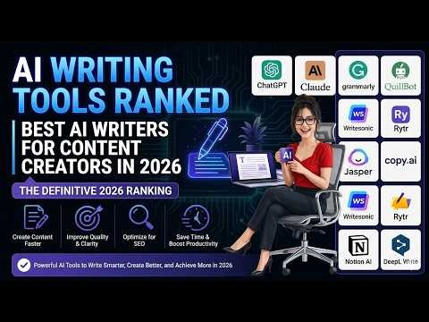 AI Writing Tools Ranked | Best AI Writers for Content Creators in 2026