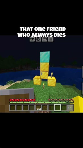 That one friend who always dies 😆 #minecraft #funny #gaming