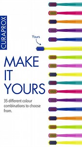 Make It Yours with Curaprox! Personalise your brushing routine with the Curaprox 5460. 🌈 Choose from stunning colour combinations and enjoy: ✨ Gentle Care: 5,460 ultra-soft bristles for a perfect clean. 🦷 Healthier Smiles: Superior plaque removal that’s kind to gums. 💡 Your Style: A toothbrush that matches your vibe and personality. Upgrade your routine and discover how it feels to brush with comfort, care, and a splash of individuality! | Curaprox UK