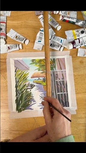 How to Paint Clean Fine Lines in Your Next Painting - Easy Art Tips for Detail Work