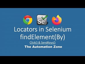 FindElement using Locators in Selenium 4, click and sendKeys - Selenium Tutorials