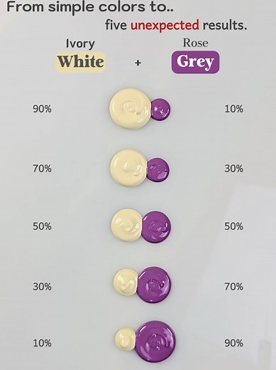 Blending Ivory White and Rose Grey: Stunning Color Combinations
