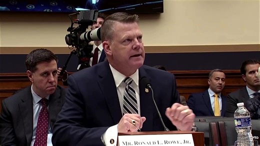 The US Secret Service Acting Director Ronald Rowe got into a shouting match with Republican lawmaker Pat Fallon during a hearing on the assassination attempts on Donald Trump’s life during the presidential campaign https://reut.rs/4gnDKuI | Reuters