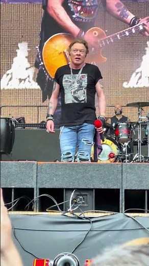 ⚡🔥 Guns N’ Roses Axl Rose older pulse still thunder #gunsnroses