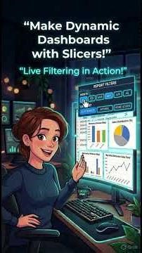 Excel Me Dynamic Dashboard Kaise Banaye #exceldashboard #exceltips #shorts #viralvideo