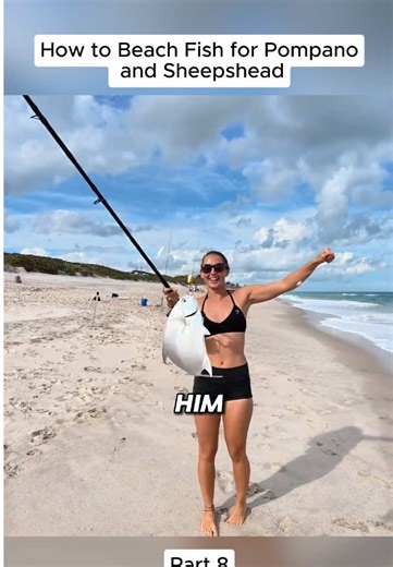 How to Beach Fish for Pompano and Sheepshead