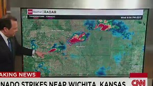 Tornadoes hit near Wichita, Kansas