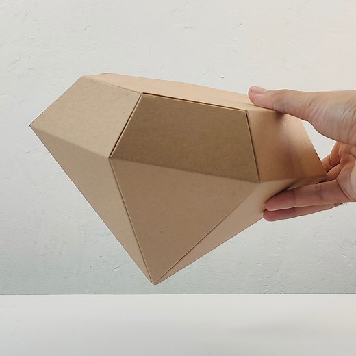 DIY Cardboard Diamond Shape Template: Heptagon Design (PDF Pattern) - Etsy