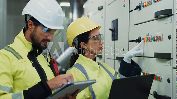 Digital Diagnostics of Condenser and Compressor Units.Engineers use tablet diagnostics to review performance, temperature and control parameters of refrigeration equipment.