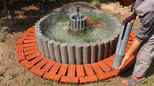 Transform your garden with a PVC pipe aquarium