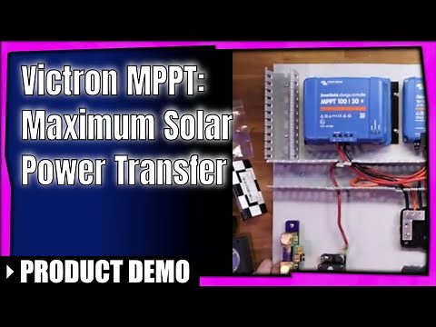 Get your maximum solar input with Victron MPPT 100v 30 amp charger!
