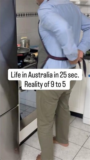 Life in Australia in 25 seconds ⏳ | Reality of 9 to 5 #LifeInAustralia #9to5Life #DailyRoutine