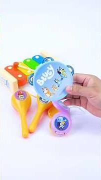 Bluey's Magic Xylophone Band Toy Satisfying with Unboxing & Review ASMR Videos