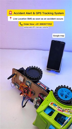 Accident Alert System Using Arduino🔥 | GPS + GSM + MPU6050 Project