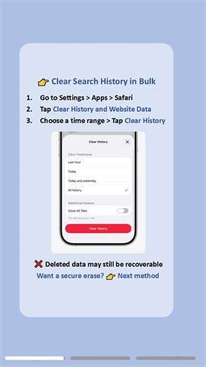 iOS 26 Privacy Trick: How to Clear Search History
