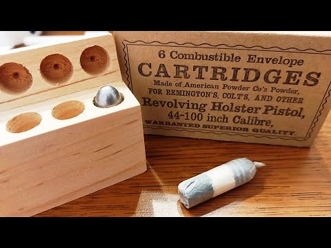 How to... Make .44 cal Paper Cartridges