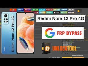Redmi Note 12 Pro 4G Frp Unlock Tool