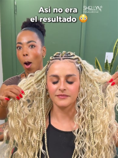 Asi no era el resultado 😳 #trenzasafricanas #trenzas | african thread hair