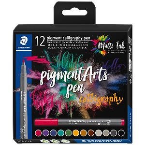 Staedtler Pigment Arts Calligraphy Pens 12 Pack
