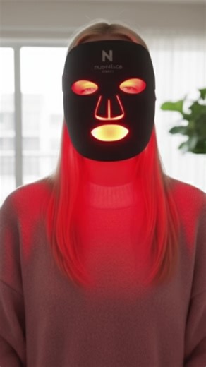 Age who? Nuovaluce LED Mask keeps me glowing 💡 #nuovalucebeauty