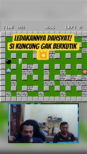 LEDAKANNYA DAHSYAT! SI KUNCUNG GAK BERKUTIK 💥 #games #retro #gaming #shorts
