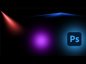 How to create light effect overley in Photoshop