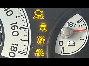 How to Fix & Reset VSC OFF + VSC TRAC + Traction Control + Engine Warning Lights Stay On or Flashing