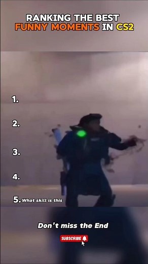 Top 5 best funny Moments in CS2 😂 #cs2 #csgo #funnyclips #cs2memes #gaming