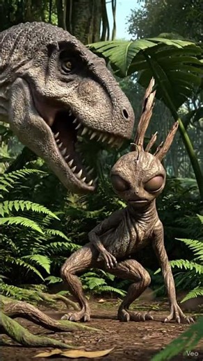 Alien's Morning Routine: Survive or Die 😱🦖