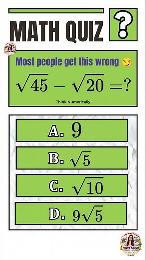 Daily Math Challenge 🔥 | Quick Brain Test #math #brainteaser #mathchallenge #thinknumerically