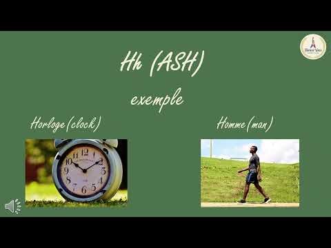 Alphabets in French. Les alphabets en français.